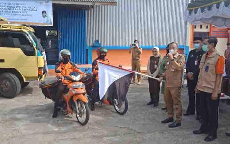 Bantuan Beras PPKM di Barito Selatan Mulai Disalurkan Kepada 4.829 KPM