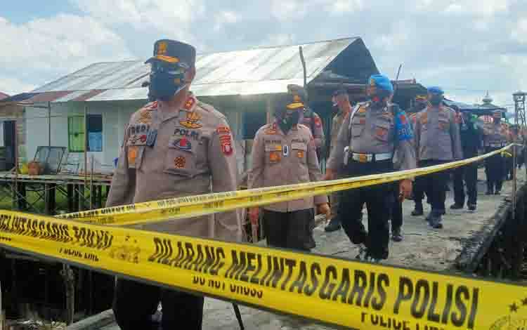 Kapolda Kalteng Beri Bantuan Korban Kebakaran di Komplek Mendawai