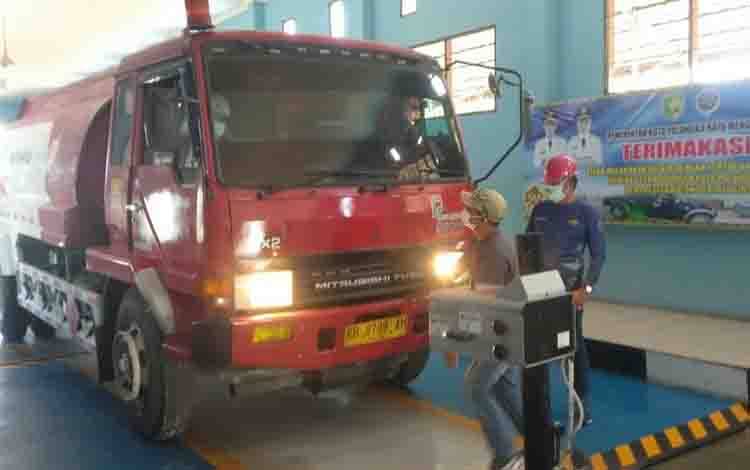 1.114 Truk di Palangka Raya Dinyatakan Lulus Uji Kelayakan