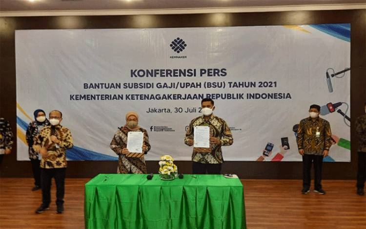 Pemerintah Berikan BSU untuk Penerima Upah Rp3,5 jJta/Bulan