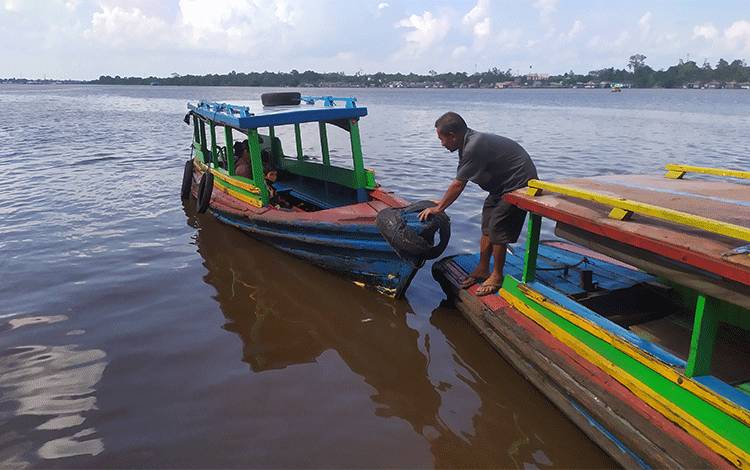 Motoris Kelotok Sebut Buaya di Kawasan Dermaga Penyeberangan Sekitar 3 Meter
