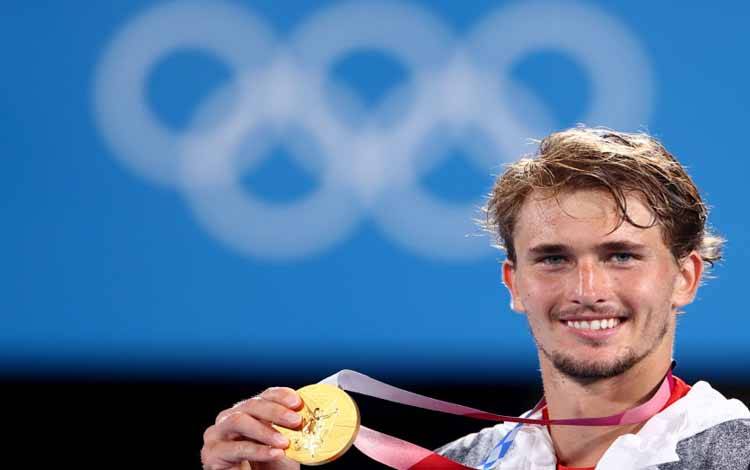 Zverev Bawa Pulang Emas Tunggal Putra Tenis Olimpiade