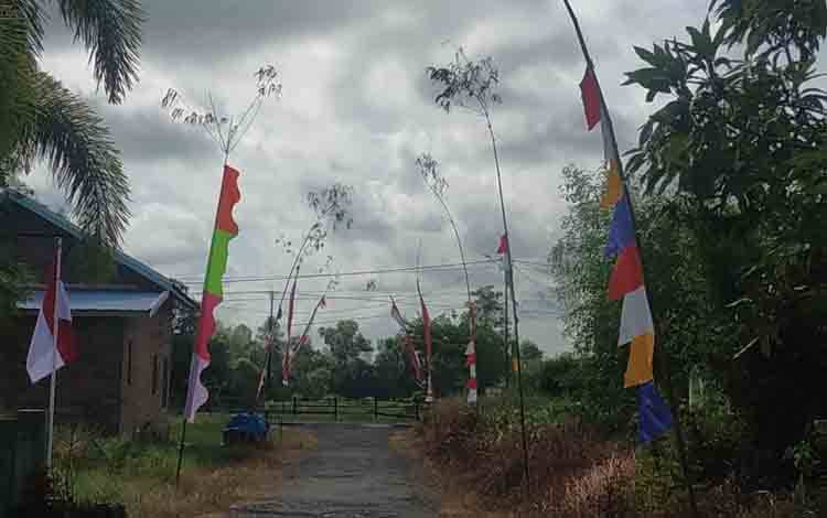Semarak HUT RI Ke-76 Mulai Terasa Hingga di Kuala Pembuang