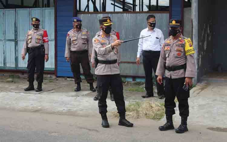 Pos Penegakan Prokes Segera Dibangun, Kapolres Seruyan Cek Lokasi