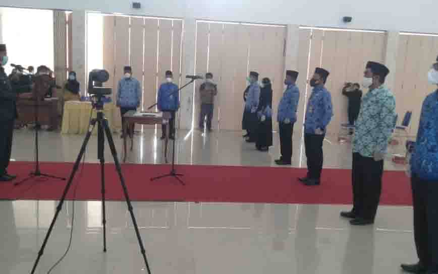 Bupati Sukamara Lantik Pj Sekda dan Pejabat Administrator