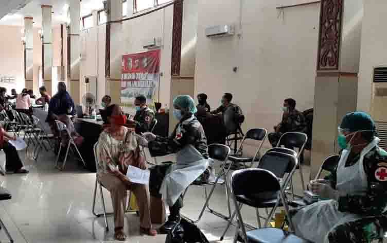 Kasdim 1016 Palangka Raya Sebut Masyarakat Antusias Ikuti Vaksinasi Dosis Kedua