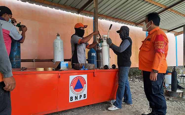 Permintaan Oksigen di BPBD Kobar Masih Dapat Teratasi