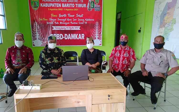 Kalaksa BPBD Barito Timur Ajak Masyarakat Perkuat Solidaritas Lawan Covid-19