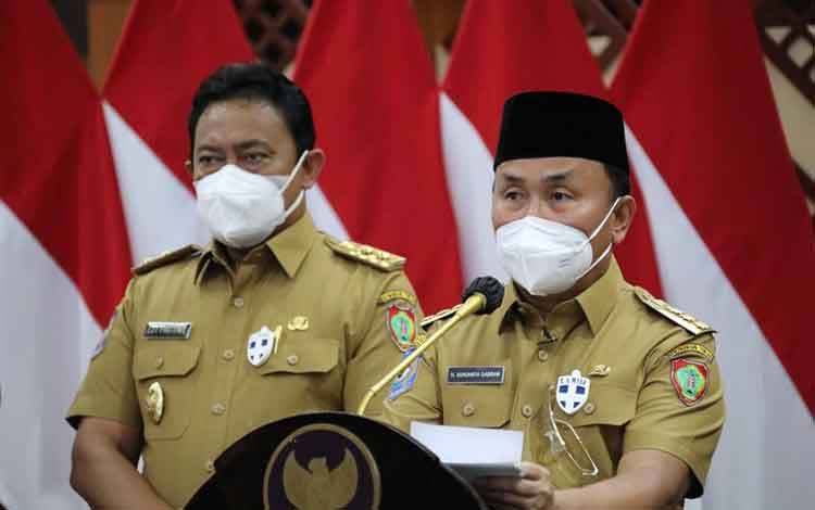 Gubernur Kalteng Keluarkan Instruksi PPKM Level 4 untuk Palangka Raya
