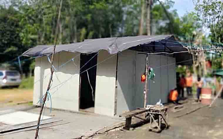 Bantuan Pemerintah Tak Kunjung Turun, Janda Korban Kebakaran ini Bangun Pondok Beratap Terpal