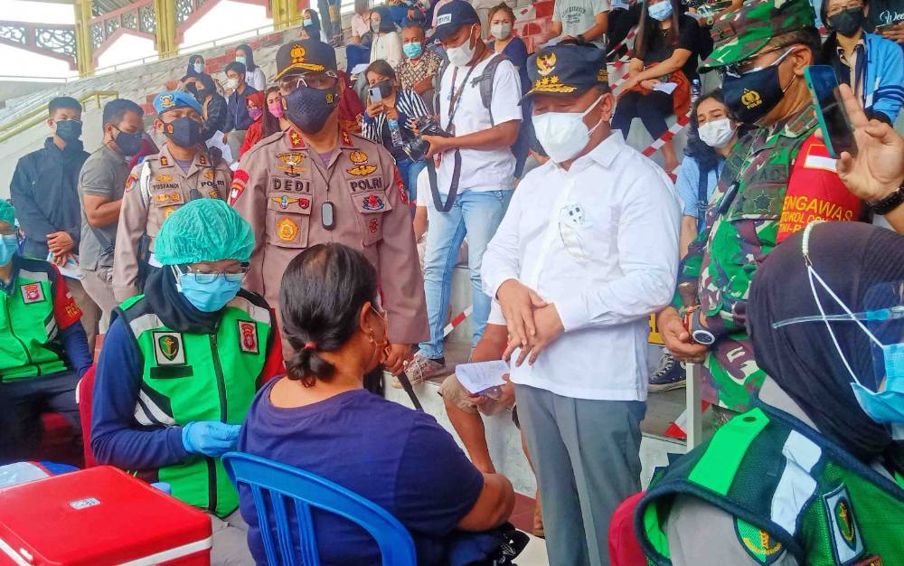 Vaksinasi Serentak di Kalimantan Tengah Sasar 25.000 Orang