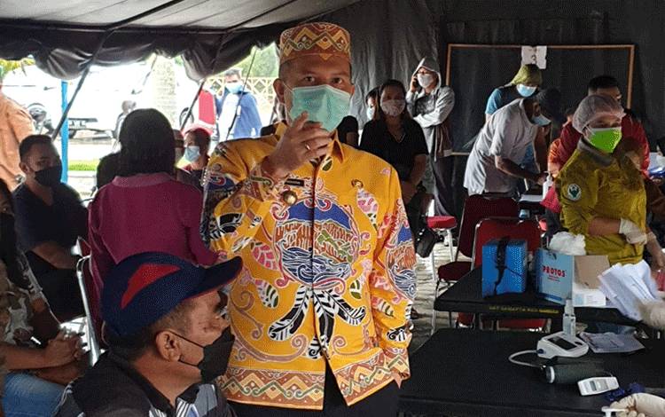 Vaksinasi Serentak di Gunung Mas Dilakukan di Belasan Tempat