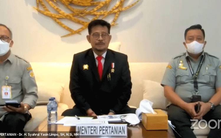 Mentan Sebut Pertanian Tahan Pandemi dan Pertumbuhannya Selalu Positif