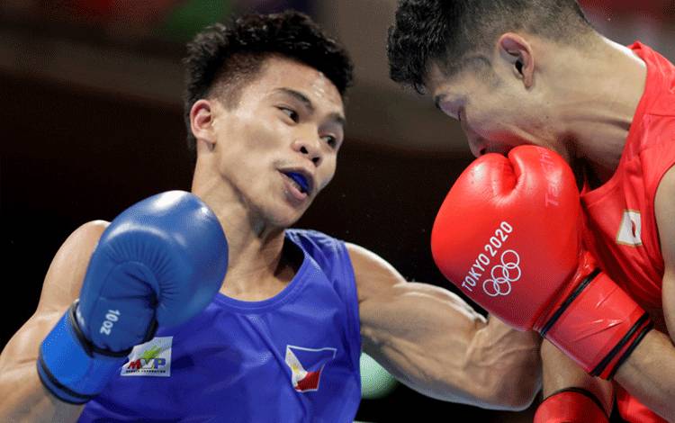 Petinju Filipina Selangkah Lagi Ukir Sejarah di Olimpiade Tokyo