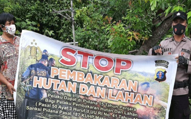 Polsek Arsel Terus Gelorakan Cegah Karrhutla