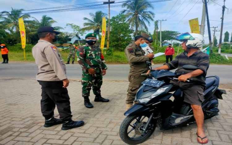 Tim Gabungan Gencar Operasi Yustisi Ingatkan Penerapan Protokol Kesehatan