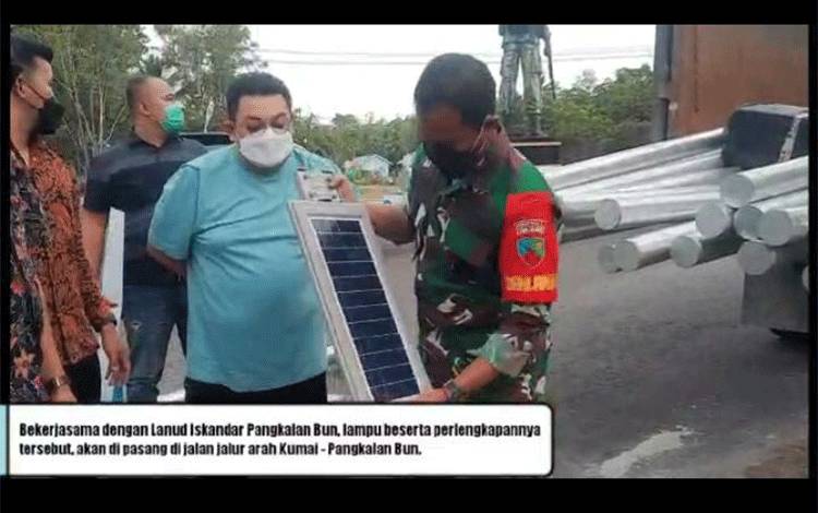 VIDEO: PT. Jemmswood Alam Semesta Beri Bantuan Penerangan Jalan di Jalur Auri?