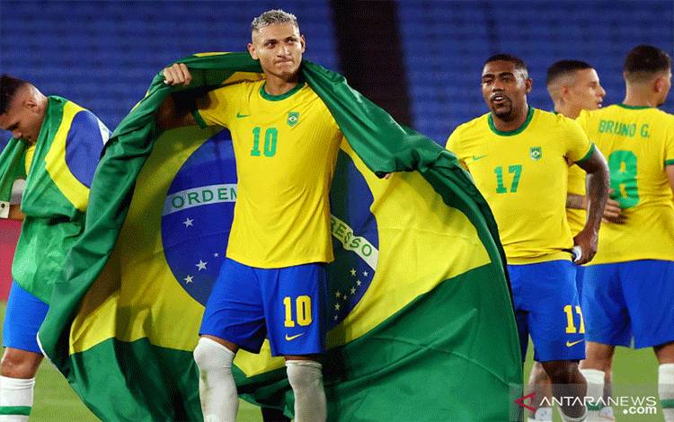 Brazil Raih Medali Emas Olimpiade 2020 Usai Kalahkan Spanyol 2-1