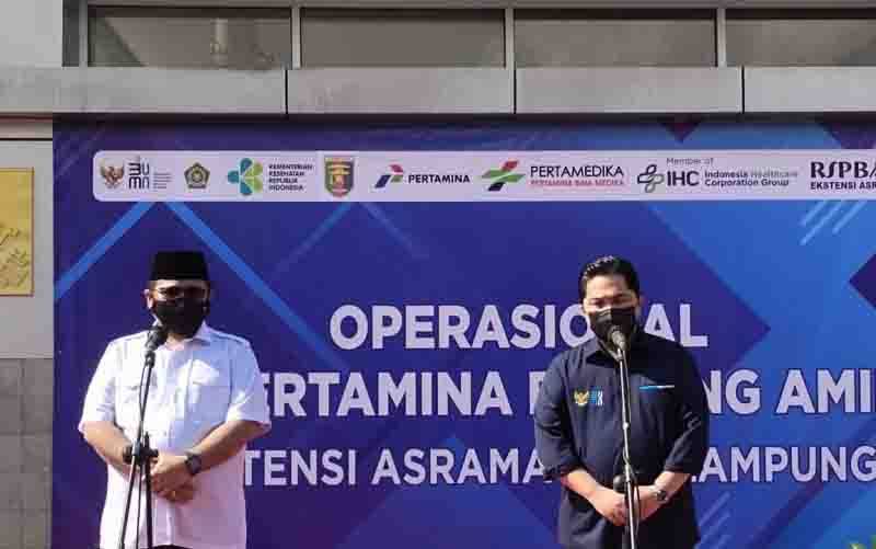 Menteri BUMN: RS Darurat Covid-19 Jadi Bukti Negara Hadir