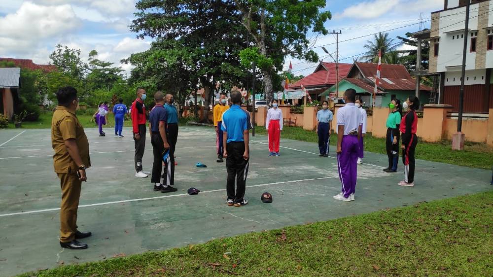 27 Anggota Paskibra Berlatih Dengan Protokol Kesehatan Ketat