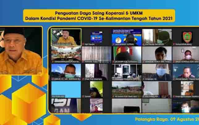 Anggota DPR RI Dorong Penguatan Daya Saing Koperasi dan UMKM Kalteng di Tengah Pandemi