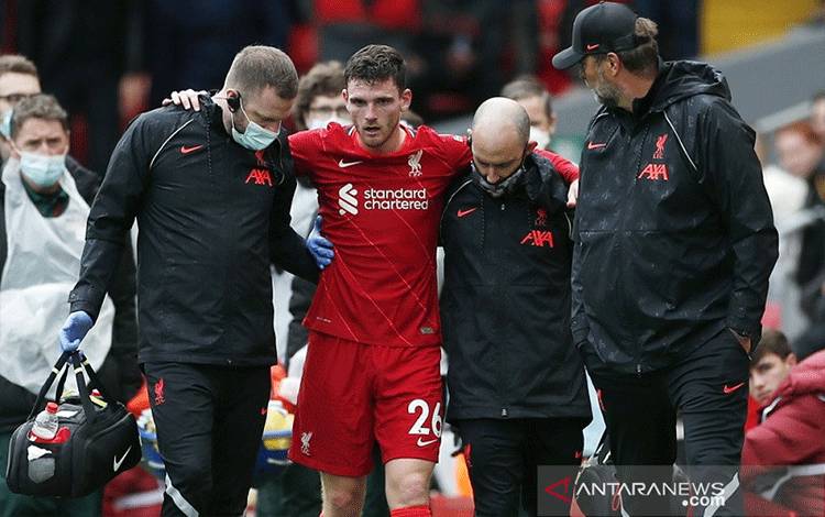 Andy Robertson Absen pada Laga Pembuka Liverpool karena Cedera Ligamen