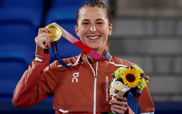 Peringkat WTA Juara Olimpiade Belinda Bencic Naik ke Urutan 11