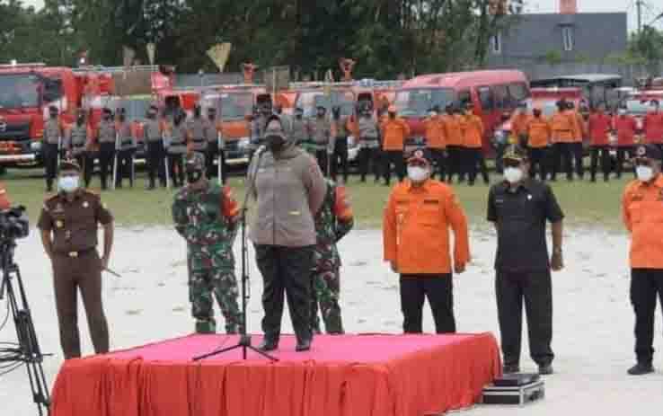 Bupati Nurhidayah Tegaskan Kobar Siap Tangani Karhutla