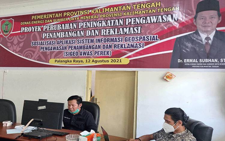 Dinas ESDM Kalteng Miliki Aplikasi Pengawasan Tambang dan Reklamasi