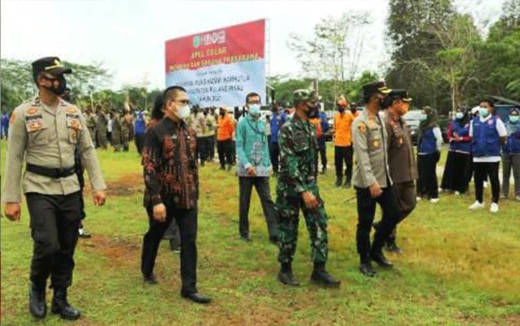 Pulang Pisau Apel Gelar Pasukan Antisipasi Karhutla