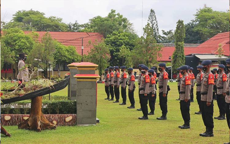 Ratusan Personel Tenaga Tracer Covid-19 Polda Kalteng Siap Diterjunkan