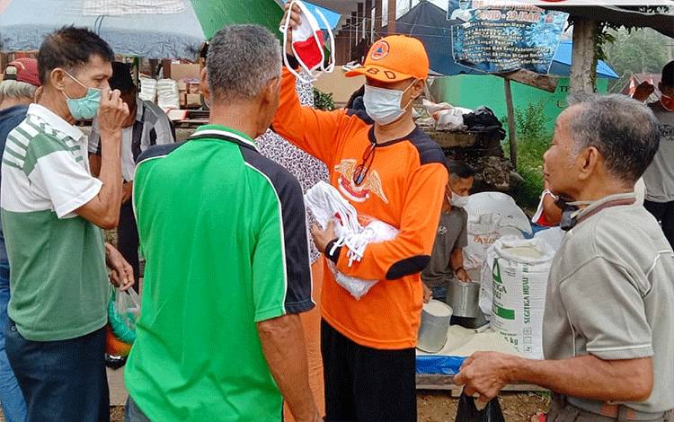 Masih Ditemukan Warga Tidak Pakai Masker di Pasar Jaar