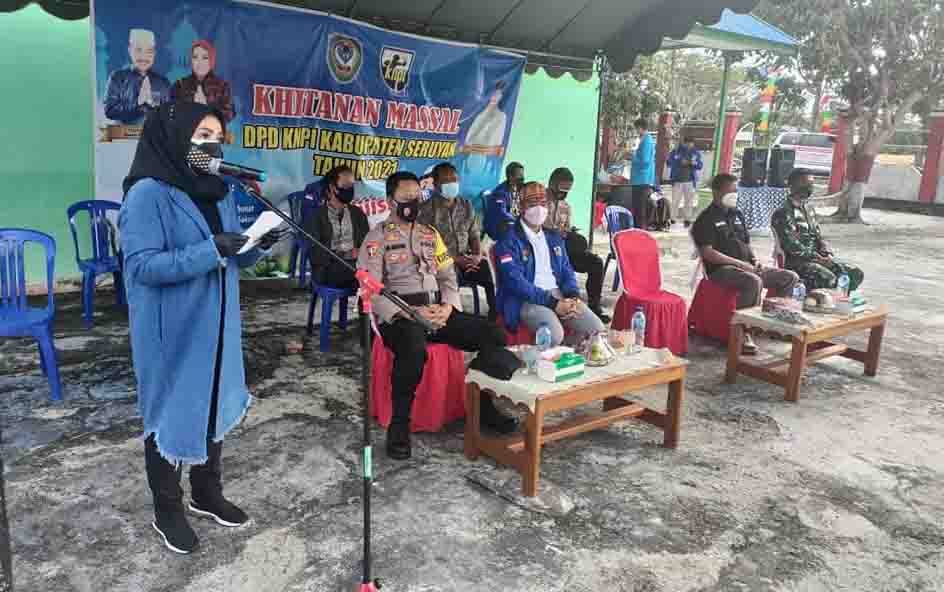 Wakil Bupati Seruyan Hadiri Kegiatan Khitanan Massal KNPI