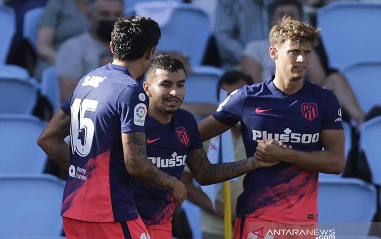 Atletico Madrid Menang Susah Payah 2-1 Lawan Celta Vigo