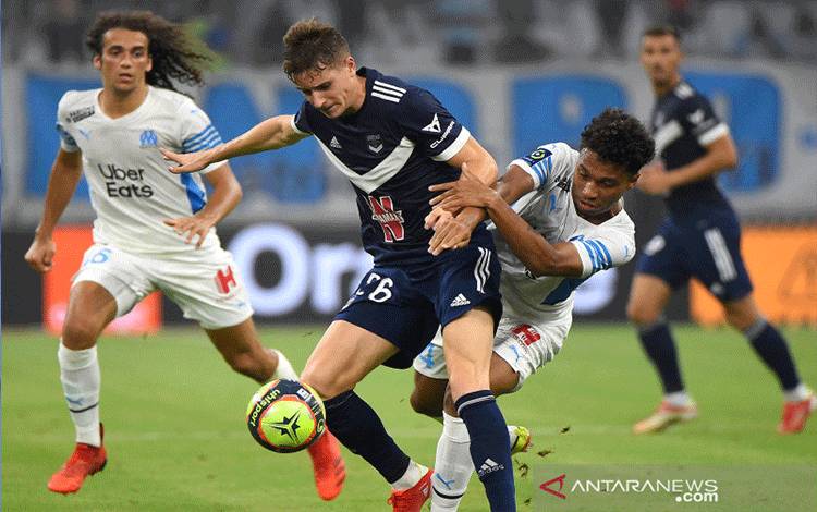 Marseille Buang Keunggulan 2 Gol Saat Diimbangi Bordeaux