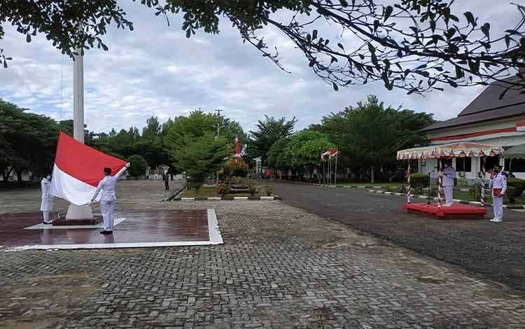Begini Kata Bupati Seruyan Saat Upacara HUT RI Ke-76