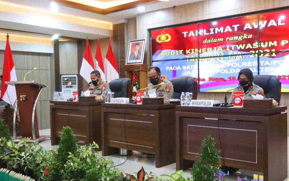 Tim Itwasum Mabes Polri Audit Kinerja Polda Kalteng