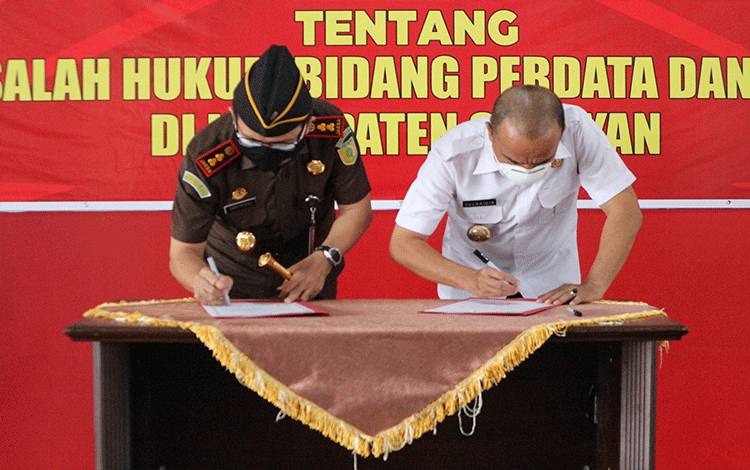 Pemkab Seruyan dan Kejaksaan Teken MoU ini