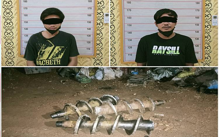 Curi Besi Ulir, Dua Pelaku Masuk Bui