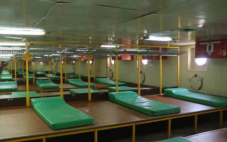 400 Tempat Tidur KM Lawit Siap Digunakan Bagi Pasien COVID-19