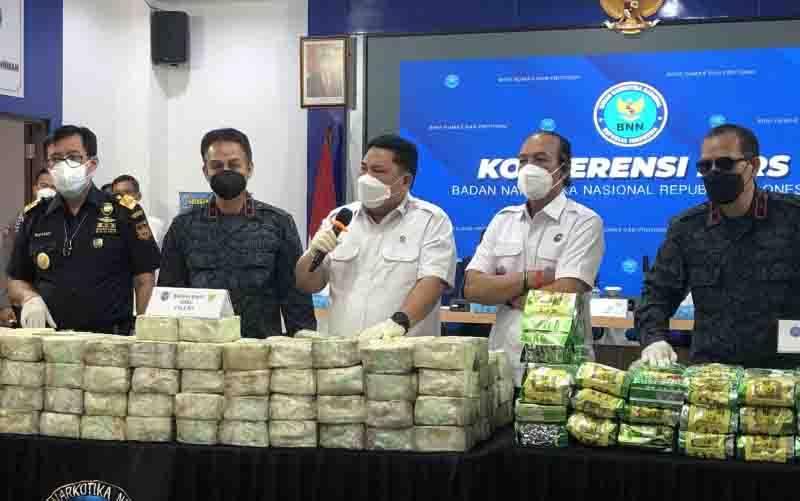 BNN Gagalkan Upaya Penyelundupan 324,3 Kilogram Sabu