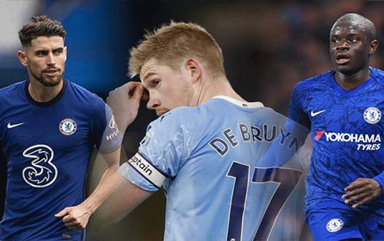 Jorginho, Kante dan De Bruyne Bersaing Jadi Pemain Terbaik UEFA