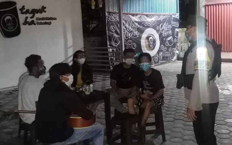 Polsek Katingan Hilir Lakukan Patroli Jaga Kamtibmas