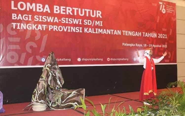 Juarai Lomba Bertutur Tingkat Provinsi, Murid SD Asal Seruyan Bersiap ke Nasional