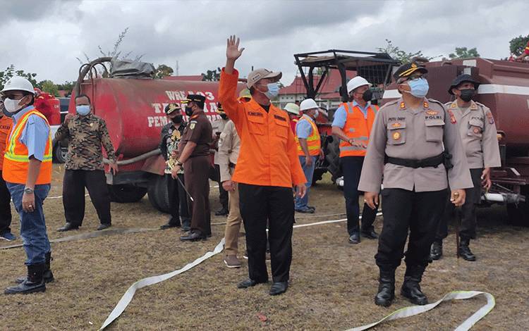 Bupati Sukamara Harapkan Kerjasama Dalam Tanggulangi Karhutla