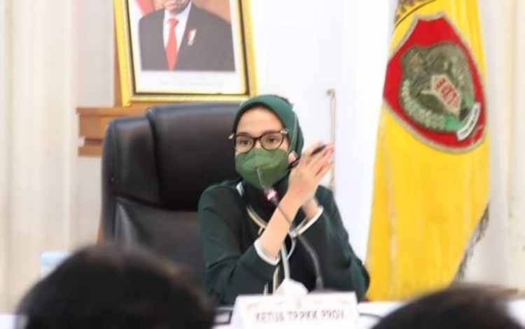 Ketua TP PKK Kalteng Ajak Kaum Milenial Lakukan Kegiatan Positif Selama Pandemi