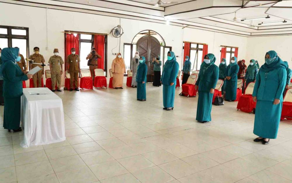 Ketua TP PKK Kecamatan di Seruyan Resmi Dilantik