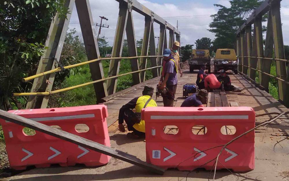DPRD Dukung Pembangunan Ulang Jembatan Patah