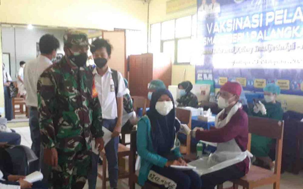 1.000 Pelajar Ditargetkan Ikuti Vaksinasi Covid-19 di SMAN 1 Palangka Raya