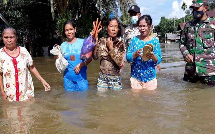 Bencana Banjir Mulai Kepung Kecamatan Arut Utara